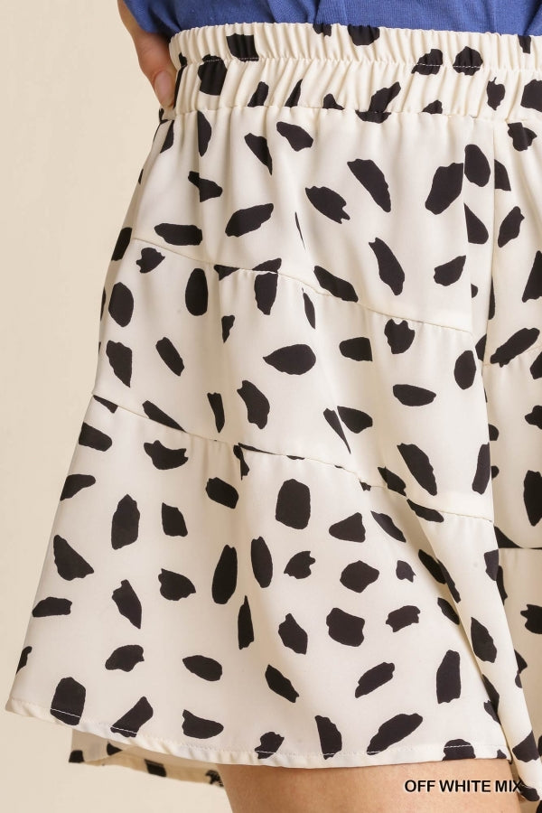 Dalmatian Print Shorts